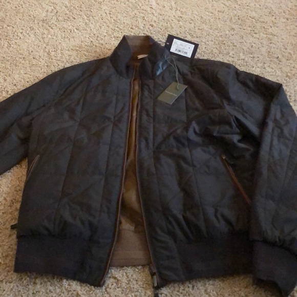 Nwt Ermenegildo Zegna Reversible Bomber 
